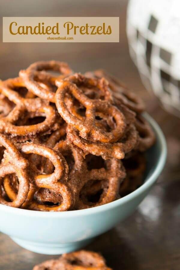 Easy Candied Pretzels Oh Sweet Basil Recipe Diy food Easy Candied Pretzels Oh Sweet Basil Recipe Diy food