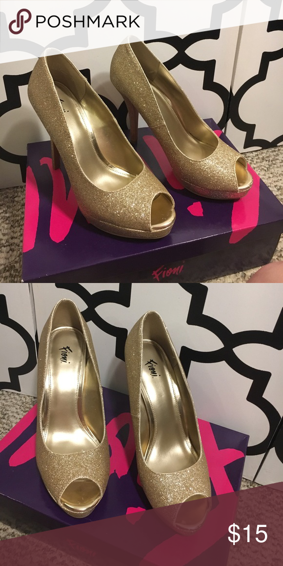 gold sparkly heels wide fit