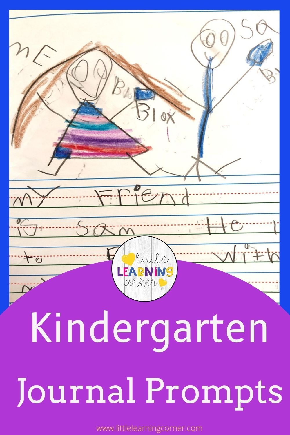 Free kindergarten journal prompts for writing #kindergarrten Kindergarten Journals Prompts, Kindergarten Writing Activities, Math Journal Prompts, Free Writing Prompts, Phonics Kindergarten, Math Journals, Journal Writing, Writing A Book, Journal Ideas