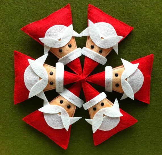 5 Moldes De Colgantes Navideños De Fieltro Para Imprimir Gratis Manualidades Navideñas Manualidades Fieltro Navidad