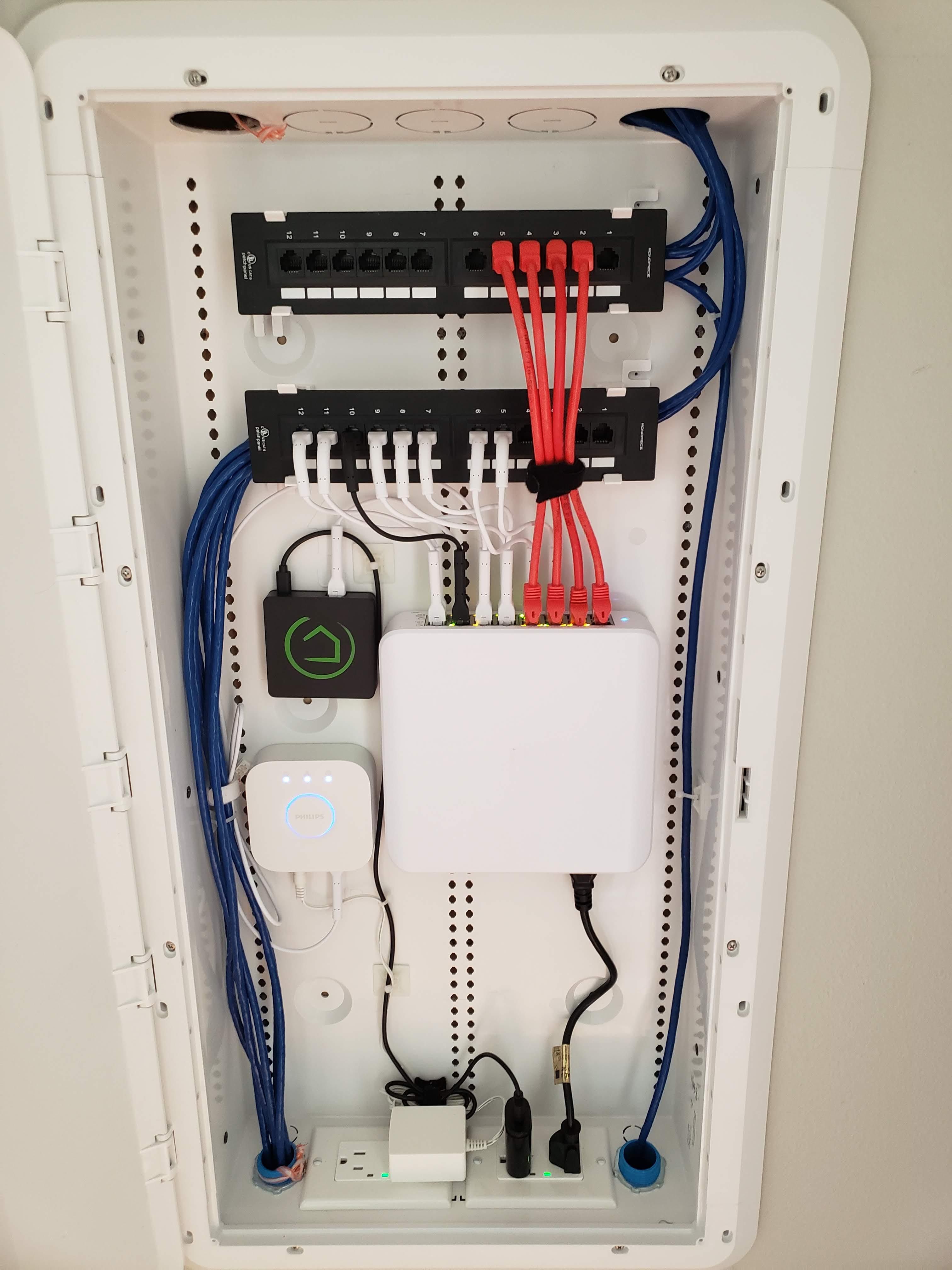 Ubiquiti Home Network, Home Network Closet, Home Network Rack Ideas