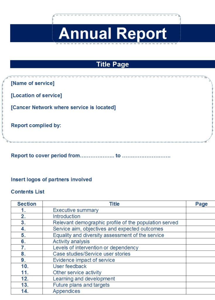 Annual Report Templates