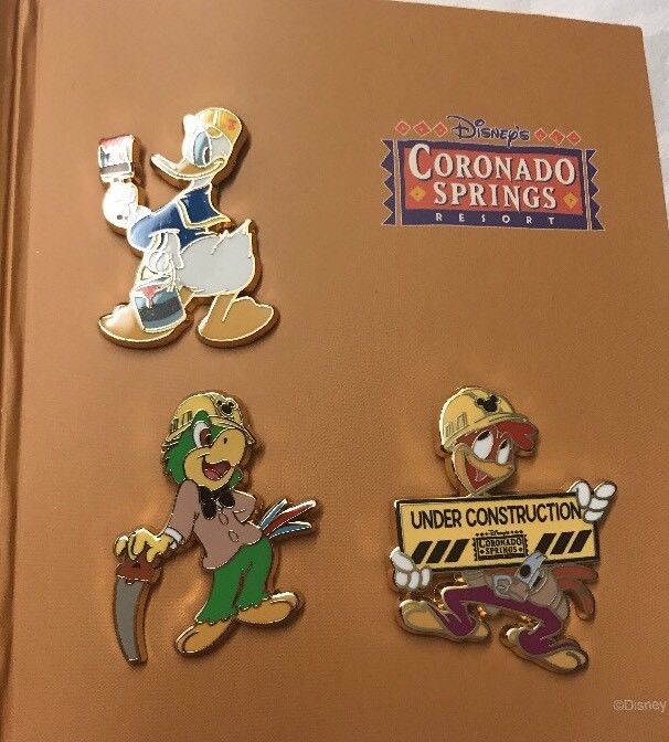 Under Construction. Brand New Disney Tres Three Caballeros 3-Pin Set