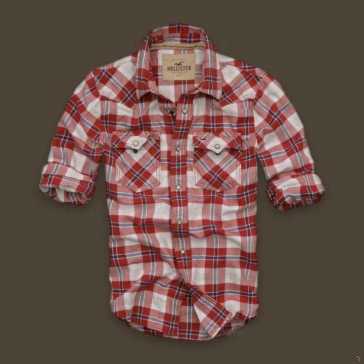 Hollister Mission Beach Plaid Shirts Red : Hollister Canada Stores ...