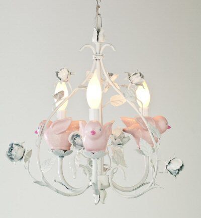 Pink Birds Chandicharms For Your S Room Chandelier Charms Pink Birds Chandicharms For Your S Room Chandelier Charms Childrens Decor Kids Lighting Nursery