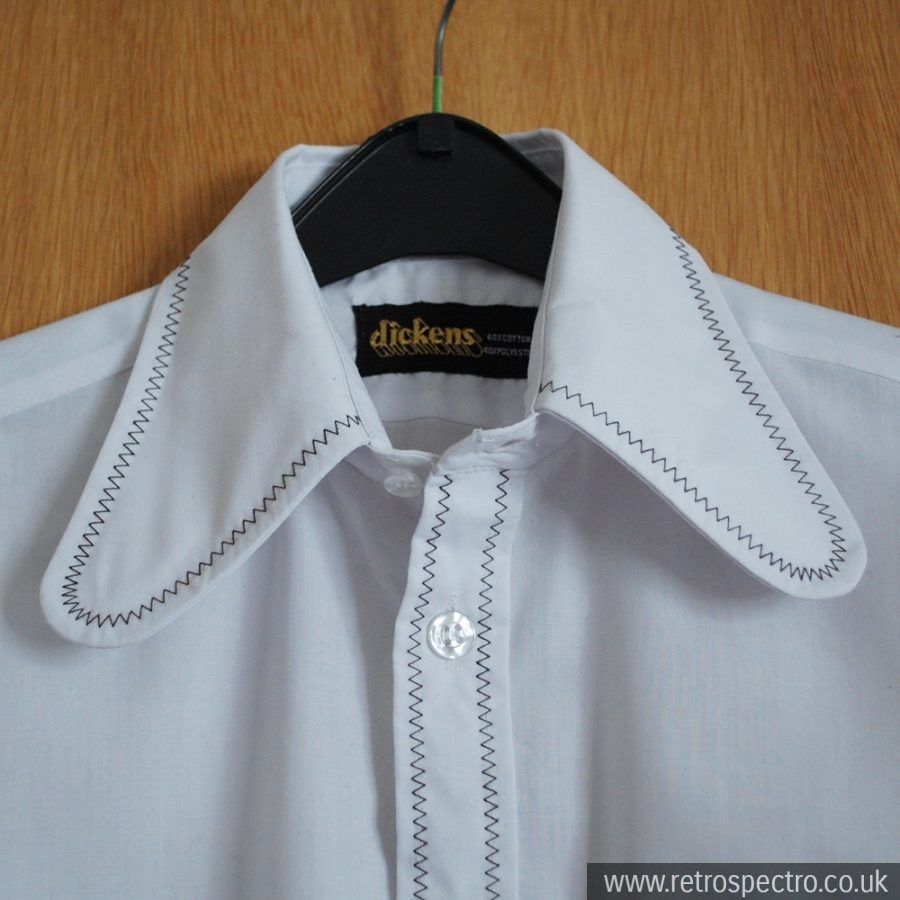 Dickens Beagle Collar Shirt Collar Shirts Shirts Vintage Outfits