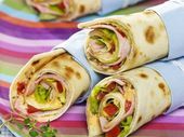 Wraps mit Schinkenfüllung - Fitness Rezepte - #Fitness #mit #Rezepte #Schinkenfüllung #Wraps
