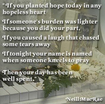 A Day Well Spent... | Uplifting thoughts, Contribution quotes, Random