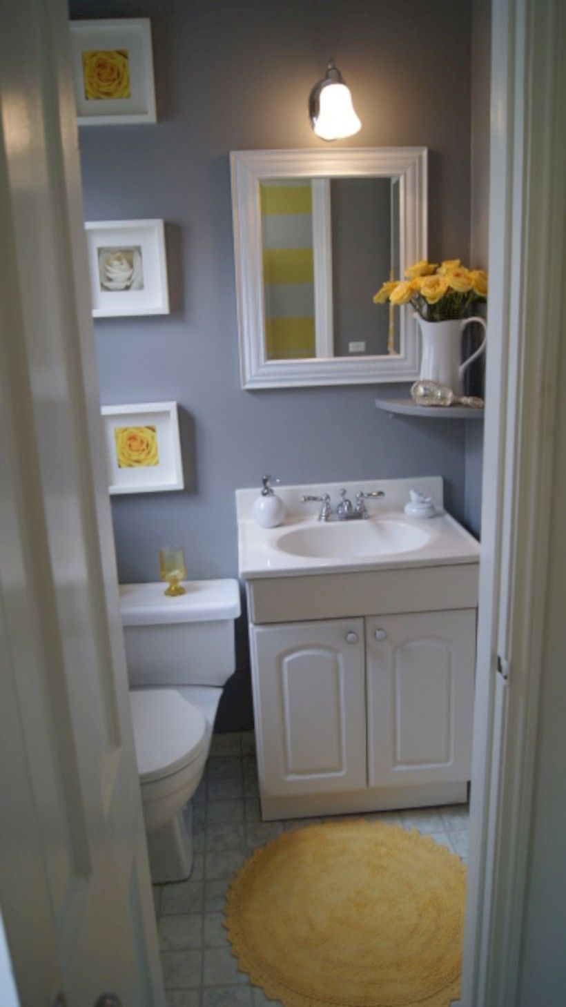 Yellow And Grey Bathroom Paint Ideas