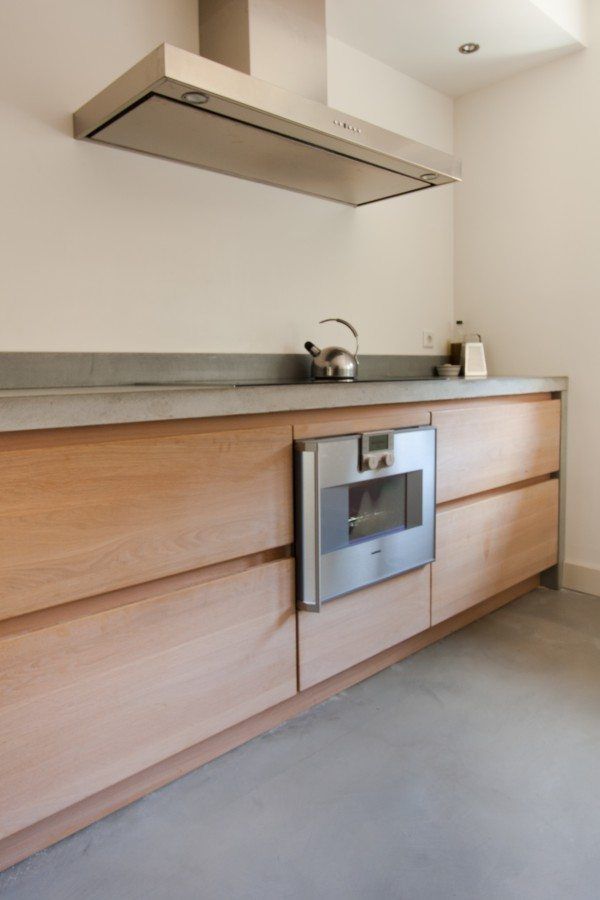 Inspiratie - Beton-Ciré | Keukenblad, Keuken idee, Houten ...