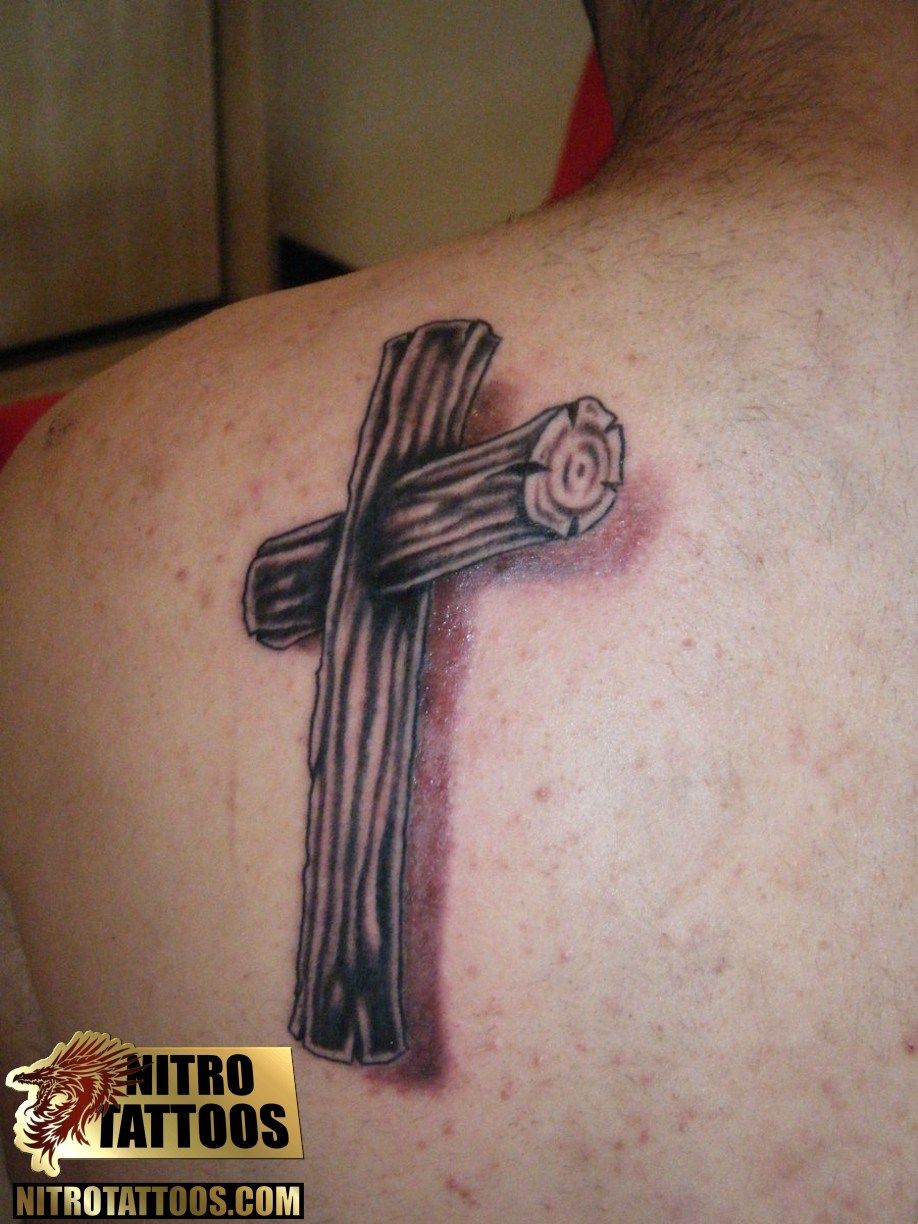 Wooden Cross Tattoos Wooden Cross Tattoos