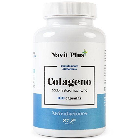 Capsulas de colageno hidrolizado y acido hialuronico
