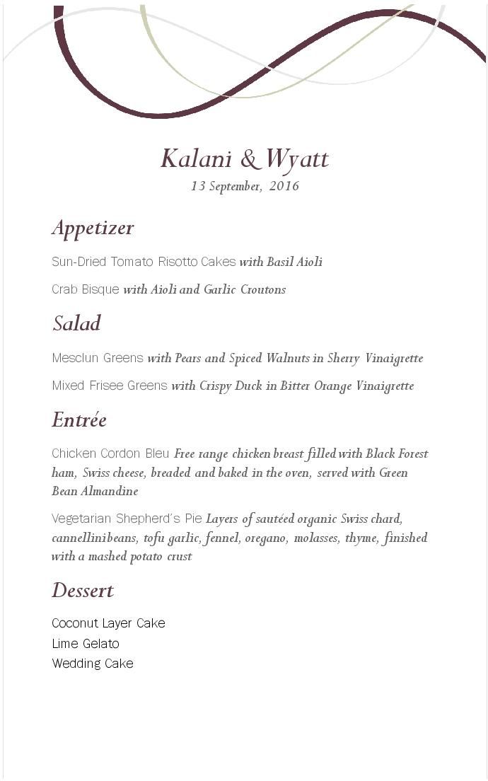 wine event menu musthavemenus wedding seating chart pinterest