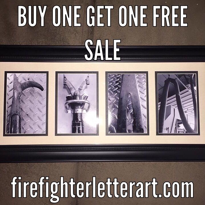 firefighter letter art is the perfect gift for any firefighter