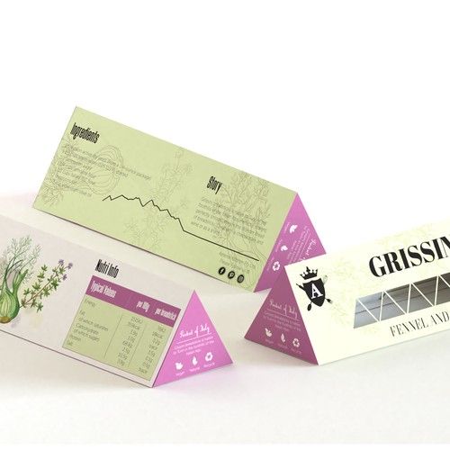 Creative packaging design for Grissini sticks Product packaging contest design#product#packaging#you...