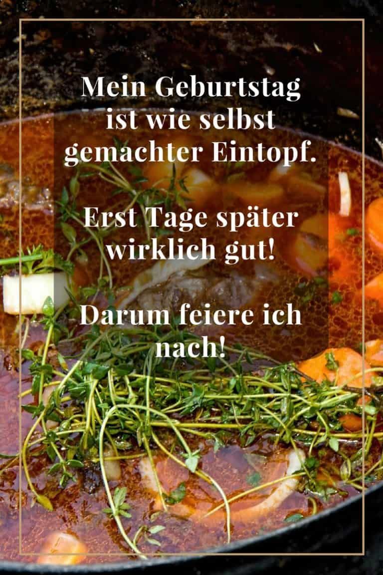 Sprüche für Einladung zur nachträglichen Geburtstagsfeier