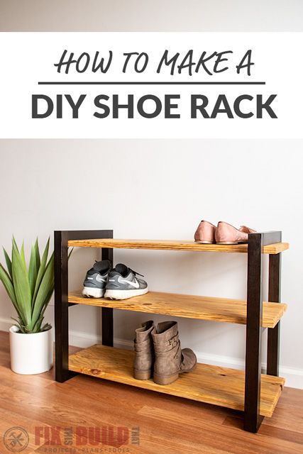 DIY Shoe Rack with a Shou Shugi Ban Finish | FixThisBuildThat Diy Rack, Diy Shoe Rack, Shoe Racks, Shoe Storage, Diy Shoe Shelf, Storage Ideas, Build A Shoe Rack, Shoe Rack For Small Spaces, Best Shoe Rack