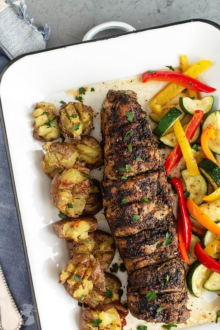 Pork Tenderloin With Italian Salad Dressing Glaze Italian Dressing pork-tenderloin-with-italian-salad-dressing-glaze-italian-dressing