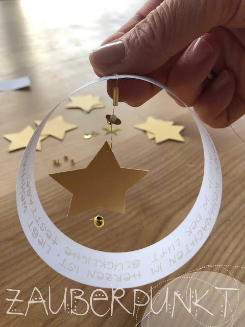 Weihnachtspost - einmal anders.... Mobile- DIY mit Freebie