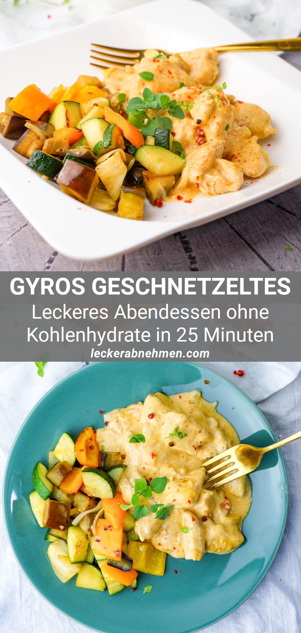 Low Carb Gyros Geschnetzeltes - Gesundes und schnelles Abendessen ohne ...