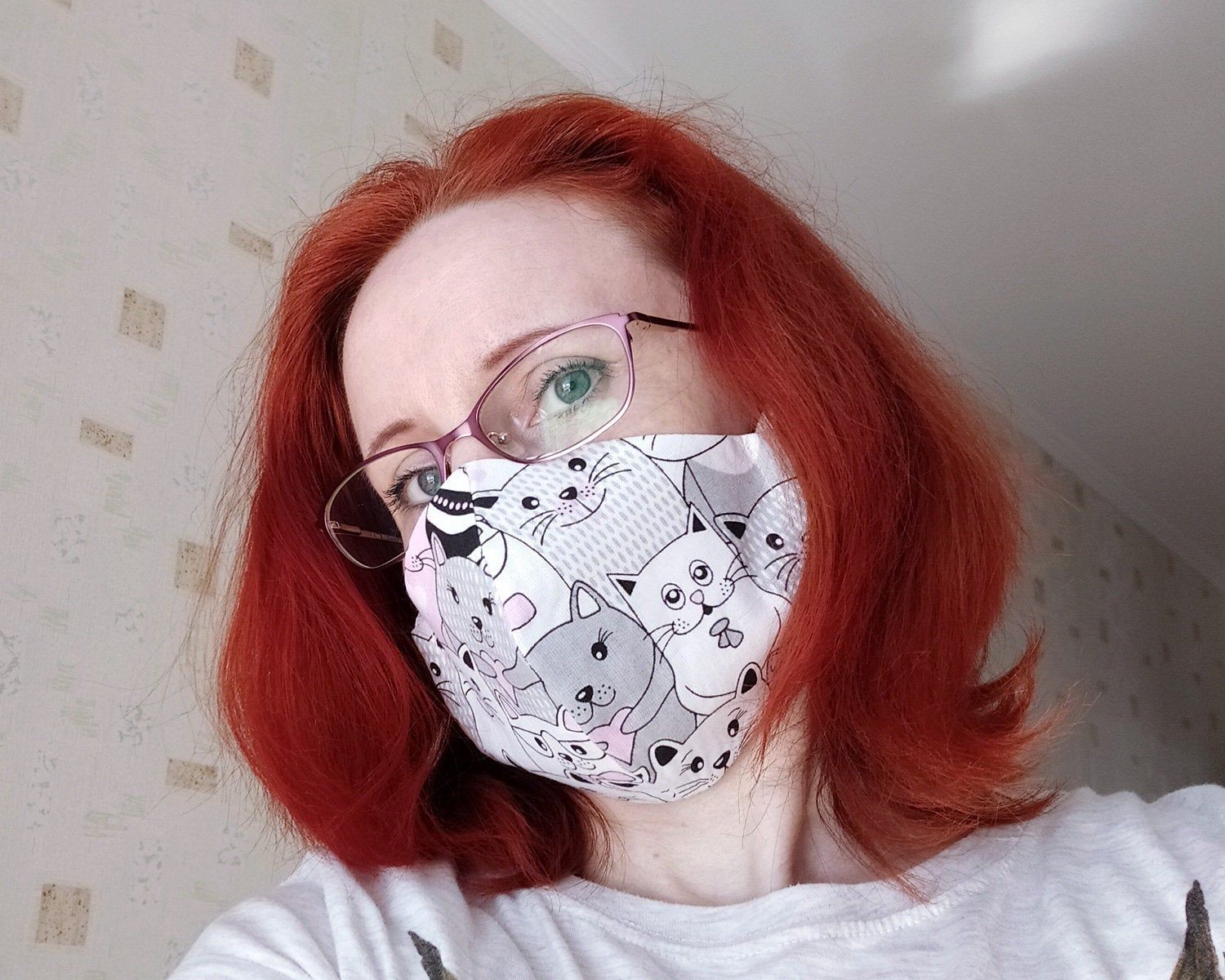Cat Face Mask Cute Family Cotton Mask Grey And Pink Kitty Etsy Cat cat-face-mask-cute-family-cotton-mask-grey-and-pink-kitty-etsy-cat