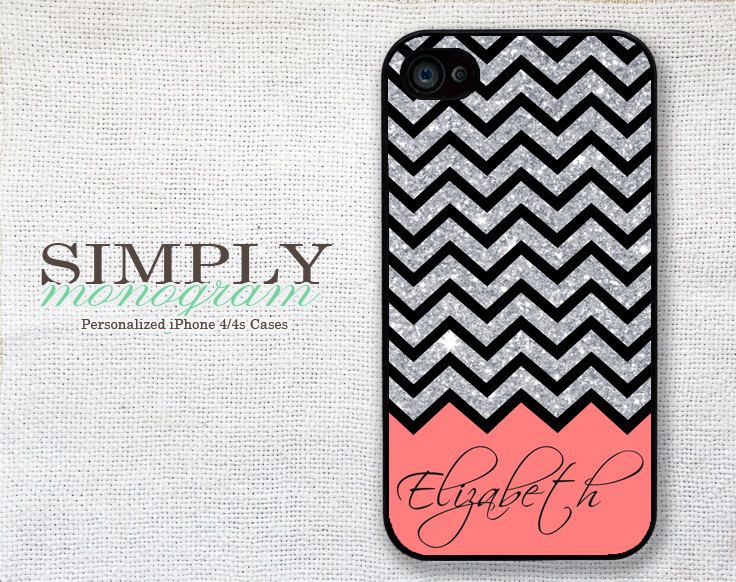 Personalized Iphone 4 Case 4s By Simplymonogram 16 99 Personalized Iphone 4 Case 4s
