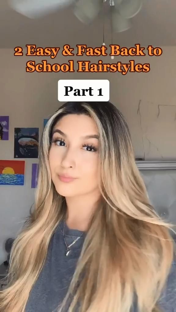 Easy HairStyle Back To School Easy HairStyle Back To School