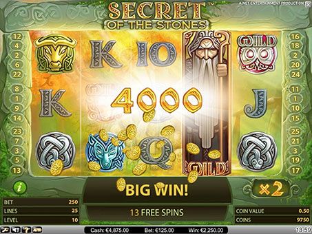 Spilleautomater secret of the stones