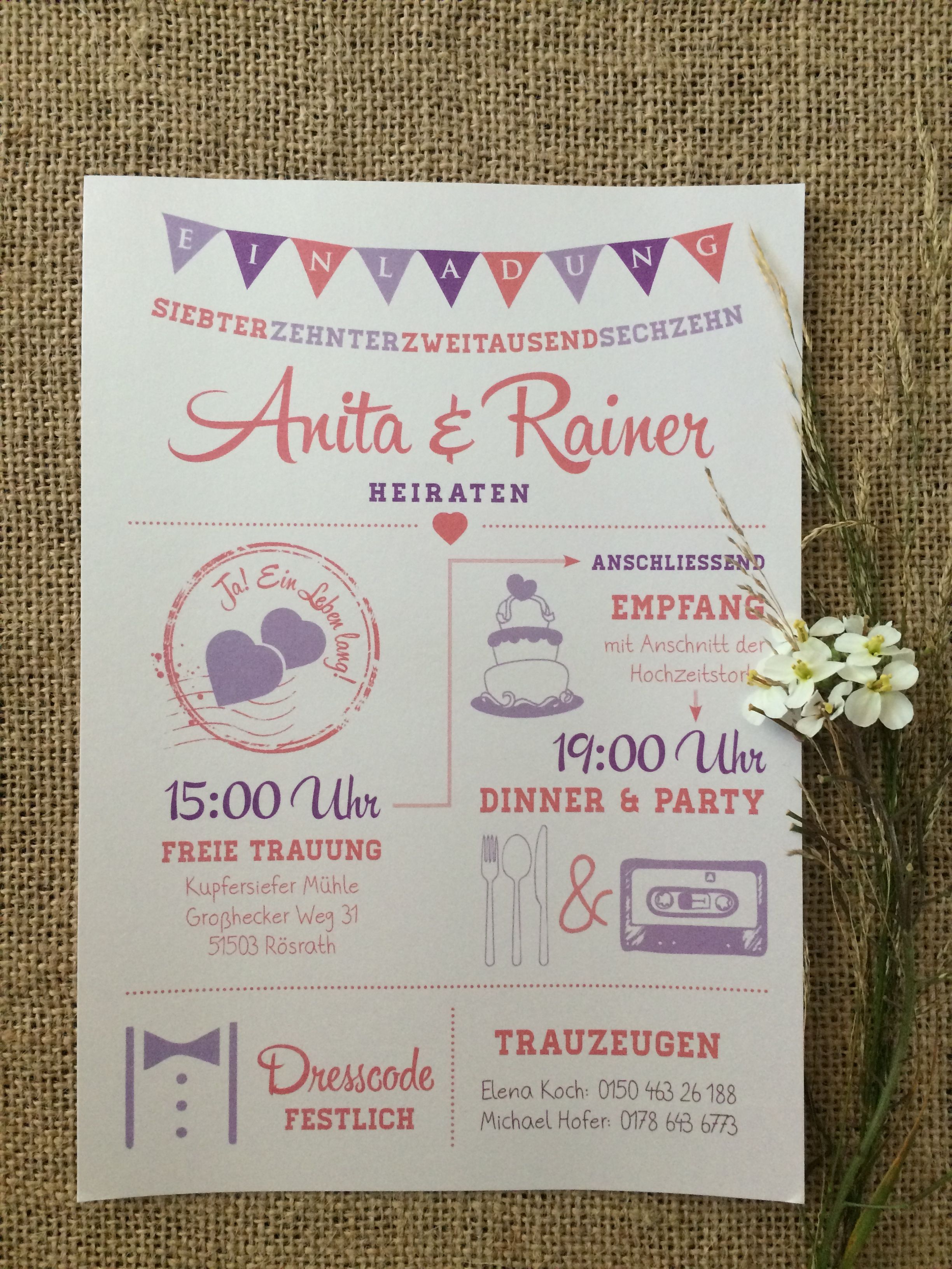 Www Die Kartenfrau De Karte Hochzeit Hochzeitskarten Einladungskarten Hochzeit