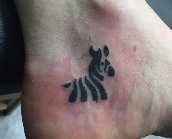 tribal zebra tattoo tribal zebra tattoo