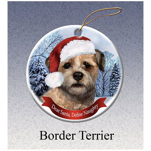 Border Terrier Howliday Dog Christmas Ornament Dog Christmas