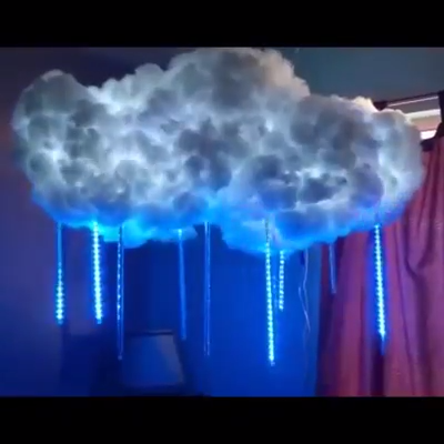 Snowfall led Lichterkette