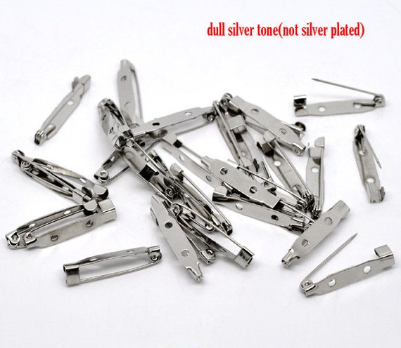 Findings Gold Plated 20mm Brooch Pin Bar Back Backs Jewellery Craft Design