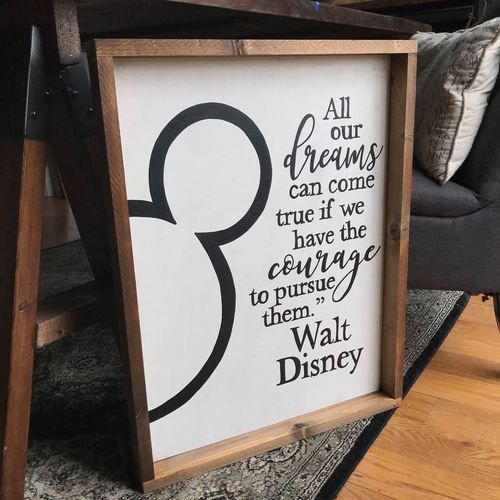 All of our Dreams Can Come True {Walt Disney} #disneyrooms