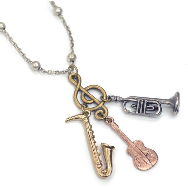 Trumpet Charm With Lobster Claw Clasp Charms for Bracelets and Necklaces Trumpet Charm With Lobster Claw Clasp Charms for Bracelets and Necklaces