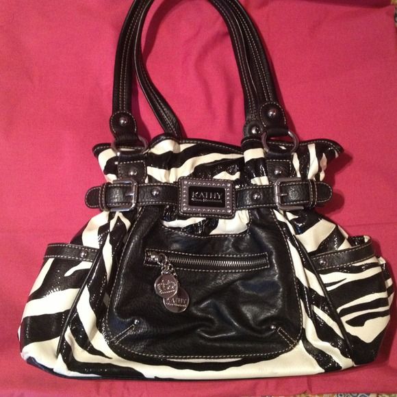 kathy van zeeland zebra purse