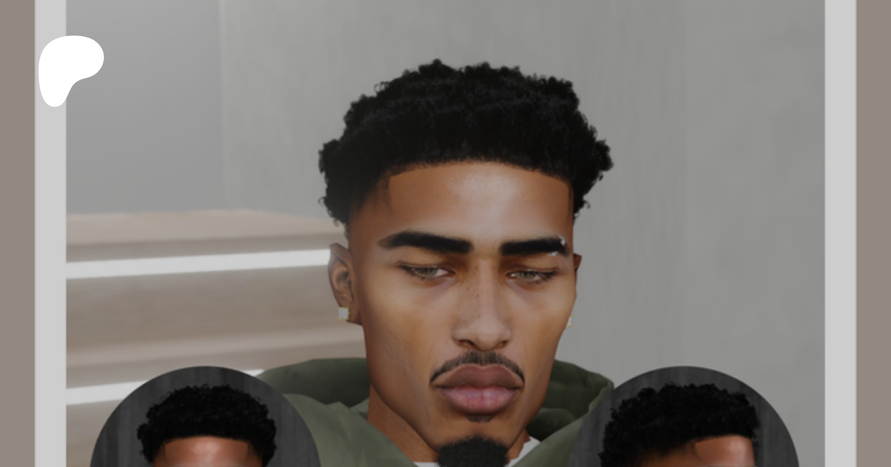HIGH TAPER FADE UPDATED Khadijah551 Sims 4 Body Mods Sims 4 Tsr sims-3-degrees-lioultimate