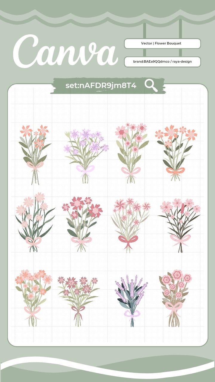 Bouquet flower | Canva Pro Elements
