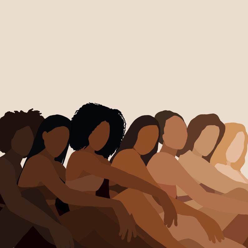 Diverse Women Portrait | Different skin tones | fe Diverse Women Portrait | Different skin tones | fe