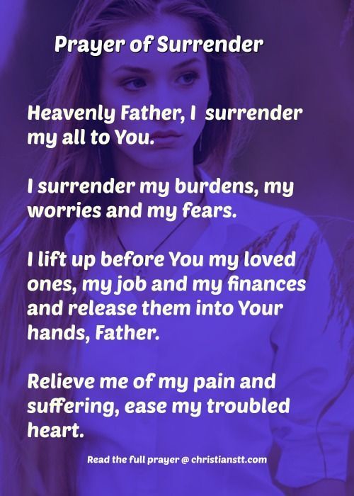 Prayer of surrender: Surrendering all in direction of Jesus Christ graphic regarding Surrender Novena Printable identified as Prayer of surrender: Surrendering all towards Jesus Christ