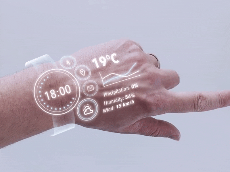 Month of Rebounds / Day 11 / AR Watch by Volodymyr Kurbatov New Technology Gadgets, Futuristic Technology, Medical Technology, Technology Design, Tech Gadgets, Modern Technology, Hologram Technology, Technology Gifts, Technology World