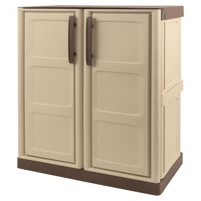 Plastic workshop tool cabinet with line, low, 700 x 390 x …