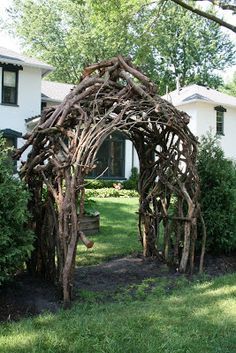 An Enchanted Arbor | Garden archway, Garden in the woods