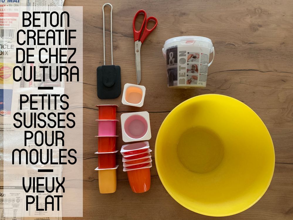 DIY - Petits pots en béton créatif