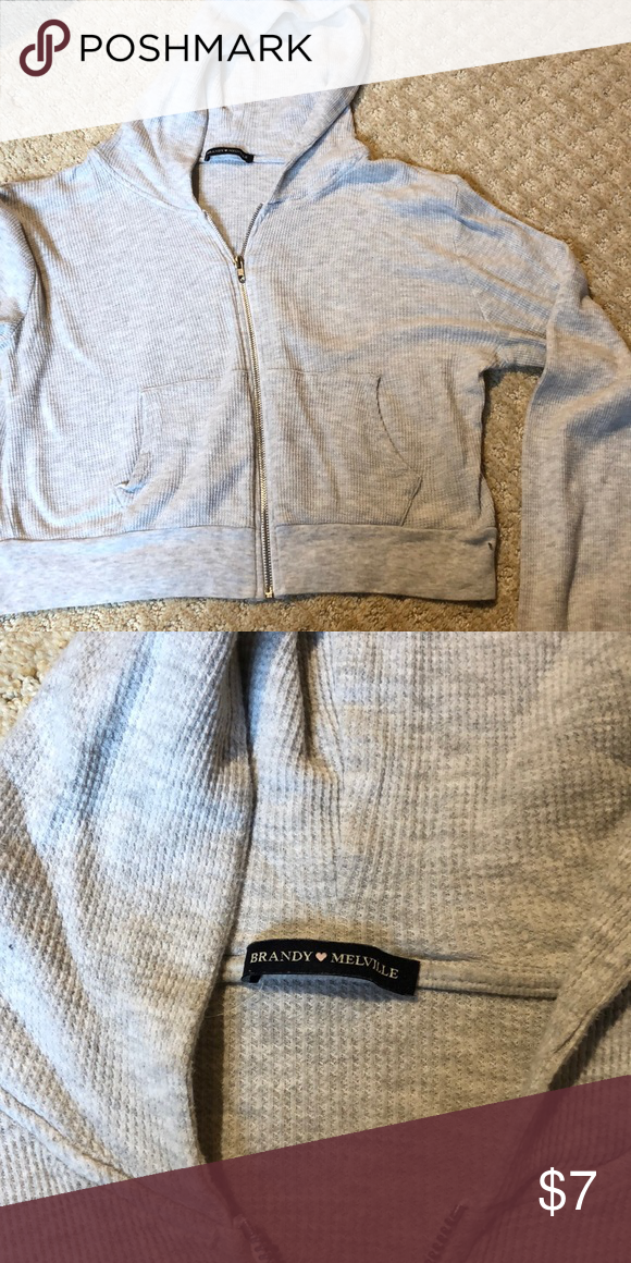 light gray zip up hoodie