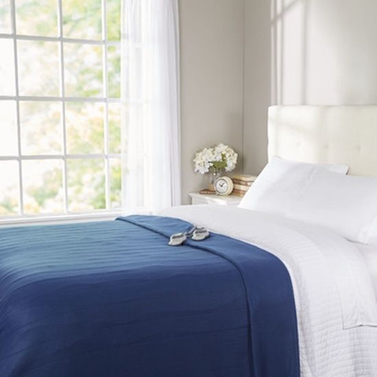 Sunbeam Twn Mcrplsh Blnkt Msh Heated Blanket Electric Blankets Electric Blanket Queen