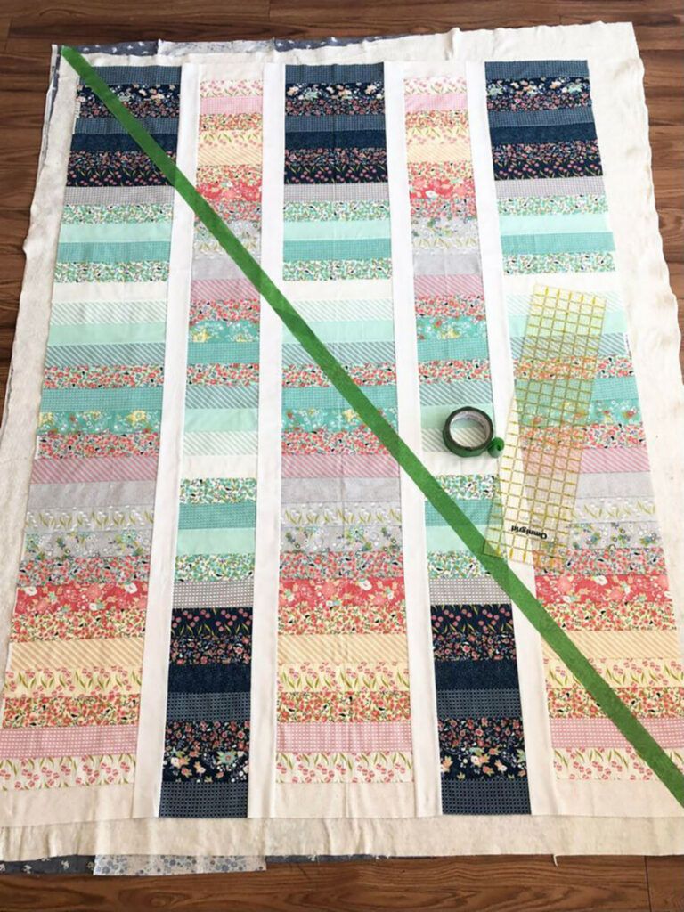 Learn how to do straight line quilting (Beginner friendly!)