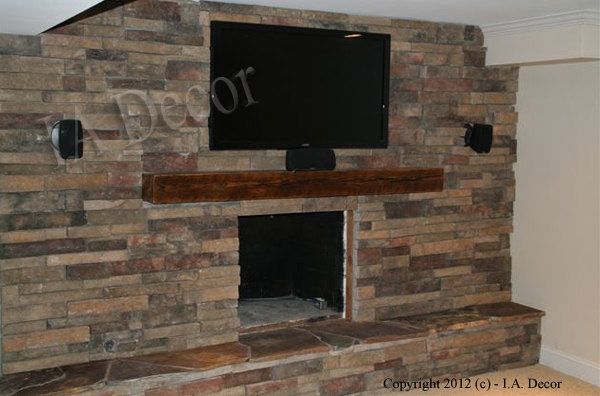 Barnwood Mantle Beam - 6" x 6" x 48" Mantle ready to install - Reclaimed Wood shelf | Wood shelf Mantle and Beams