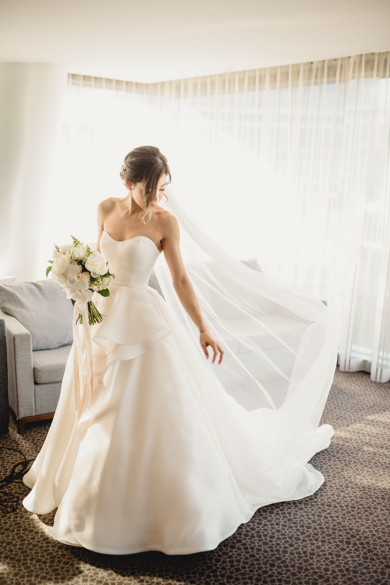 Romantic Ballgown Wedding Dress in Elegant Australia Nuptials