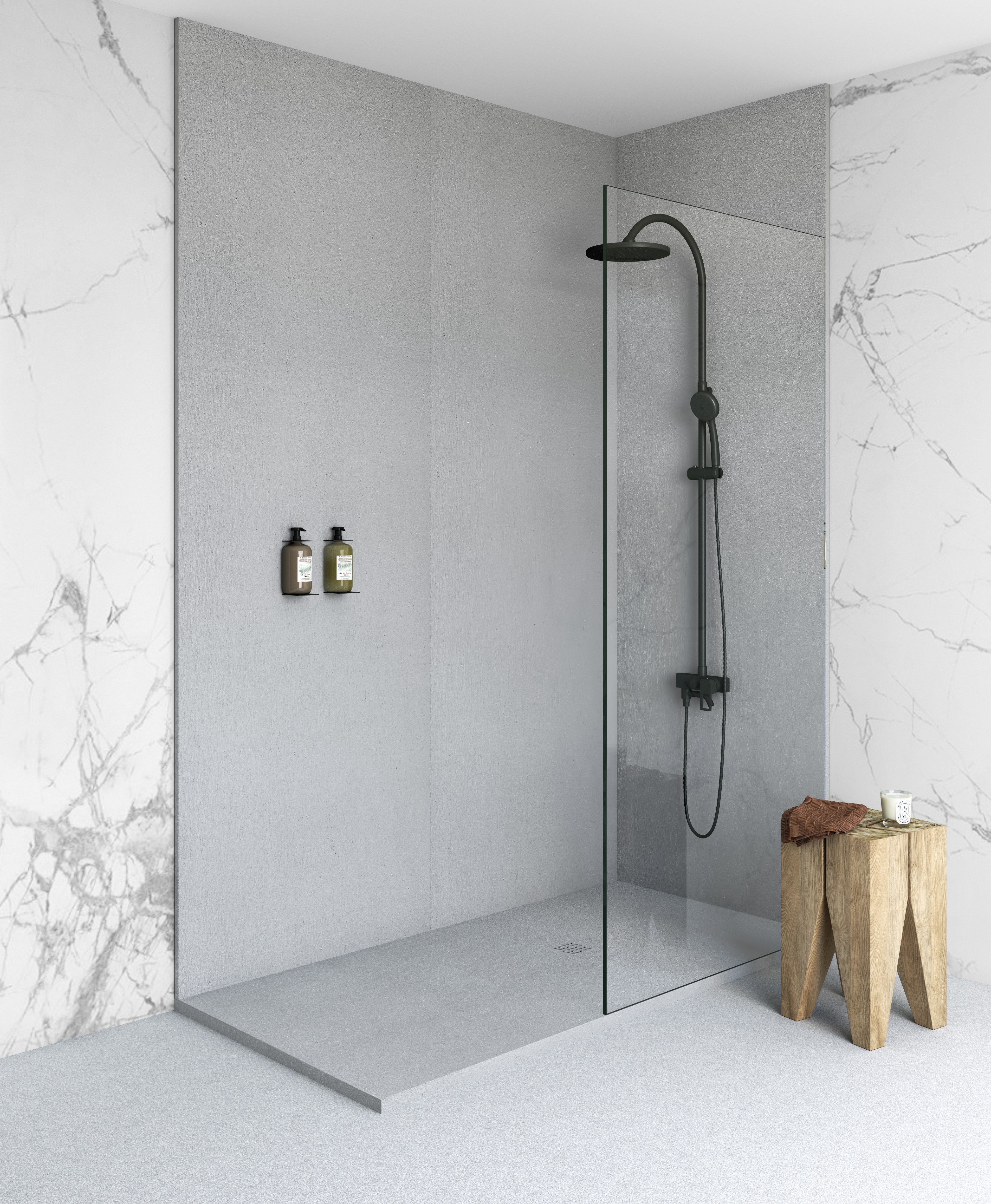 Silex Plus Lastra Gris Platos De Ducha Bases Para Duchas Baño Marmol